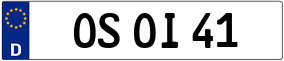 Truck License Plate